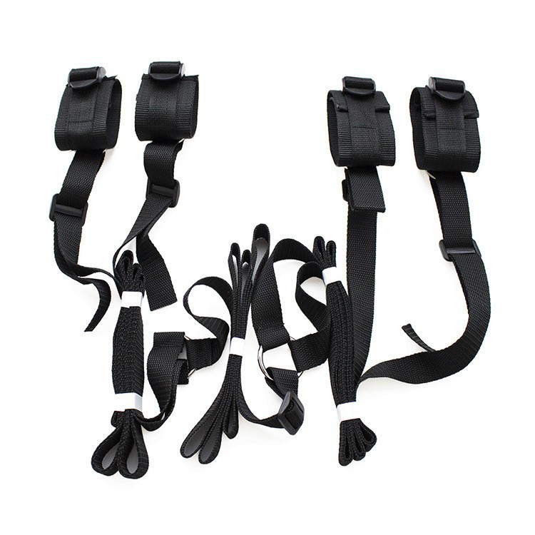 Wrist And Ankle Straps Adult Play Bed Bondage Restraints Set - image 1