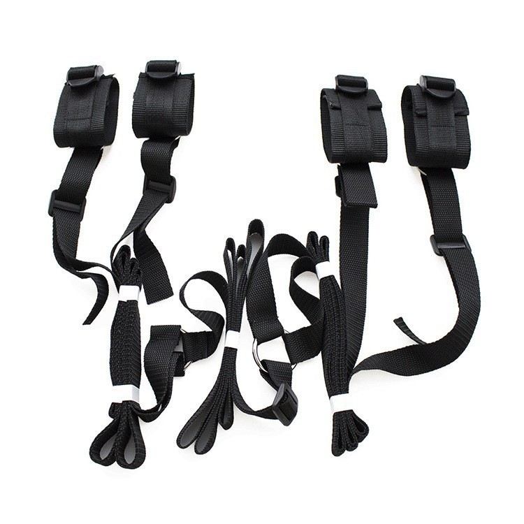 Wrist And Ankle Straps Adult Play Bed Bondage Restraints Set - image 1