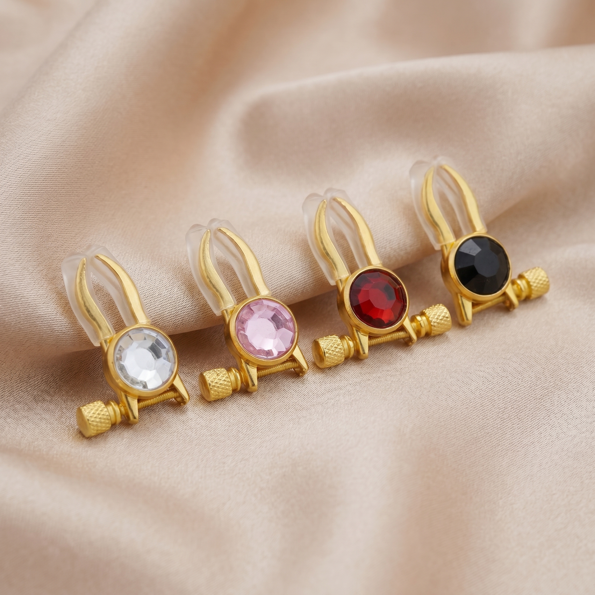 Crystal Base Adjustable Nipple Clamp - image 7