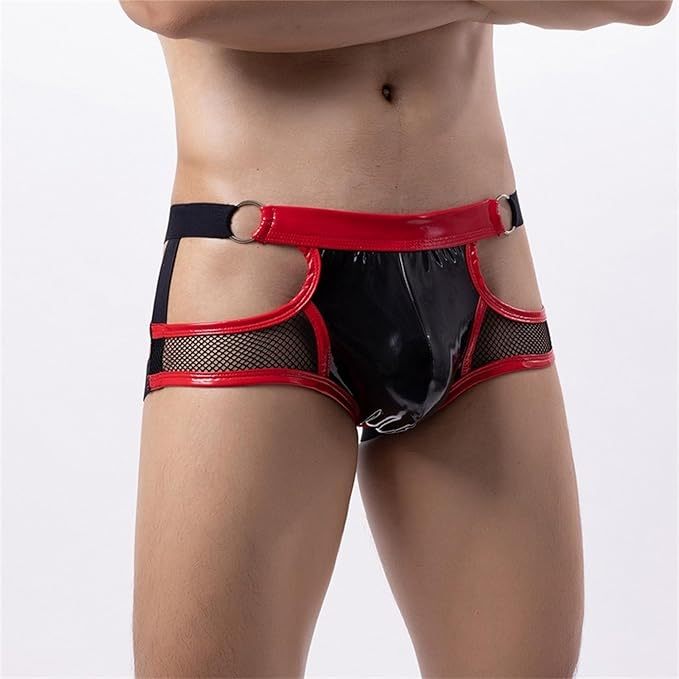 Leatheredge Men's Double Open-cut Underwear-WeLovePlugs