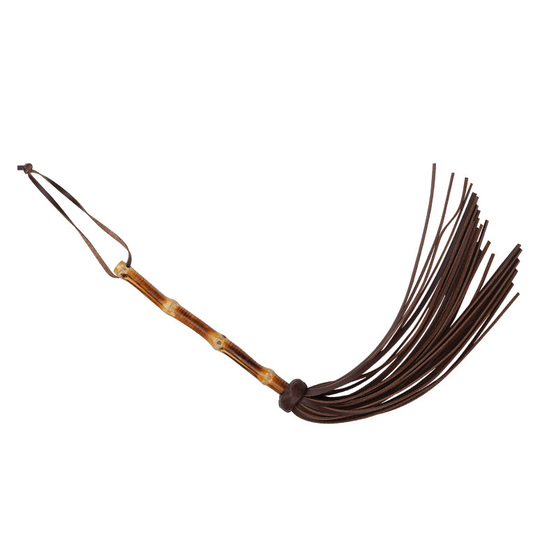 Bamboo & Leather Flogger - Camel - image 4