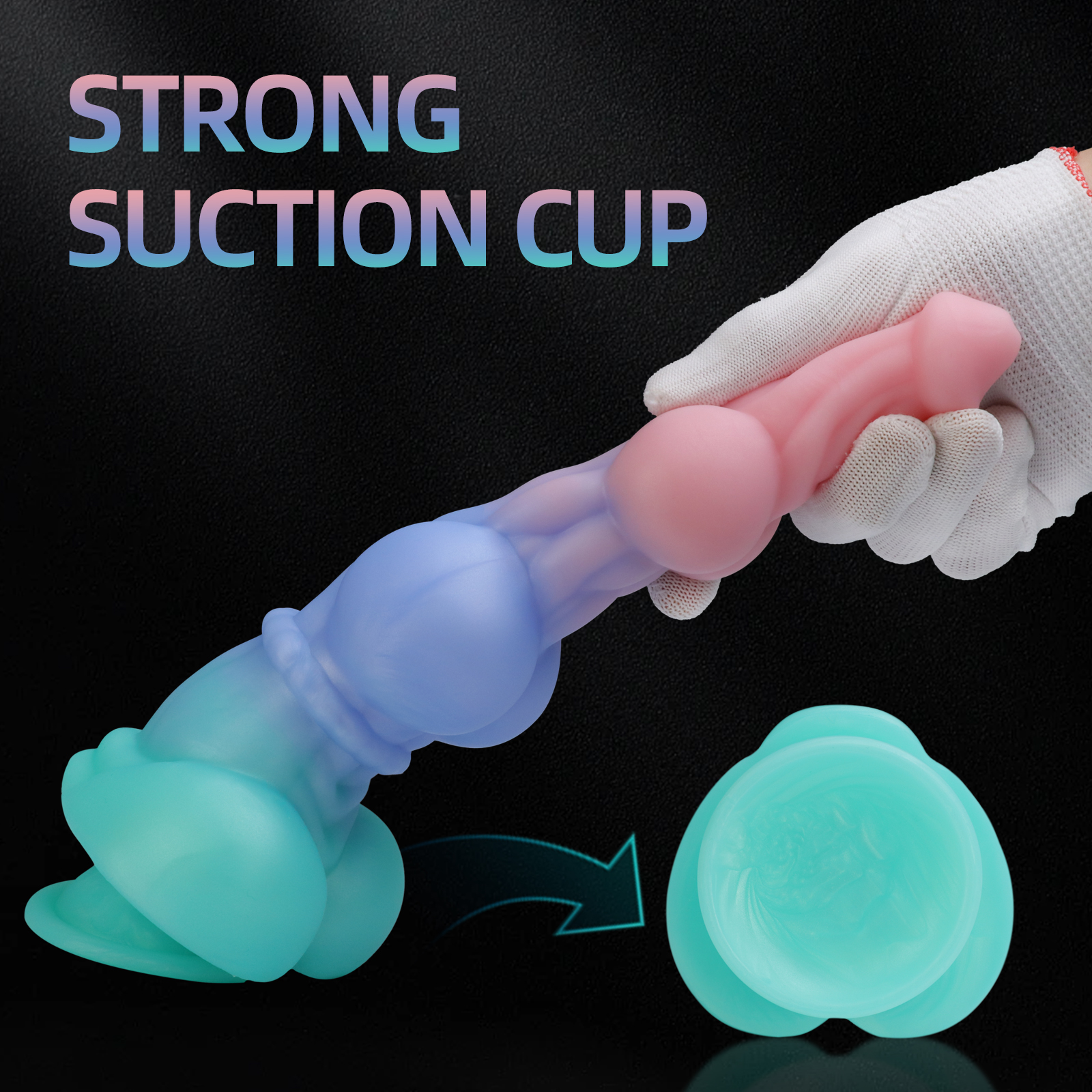 Multi-Node Silicone Fantasy Dildo - image 12