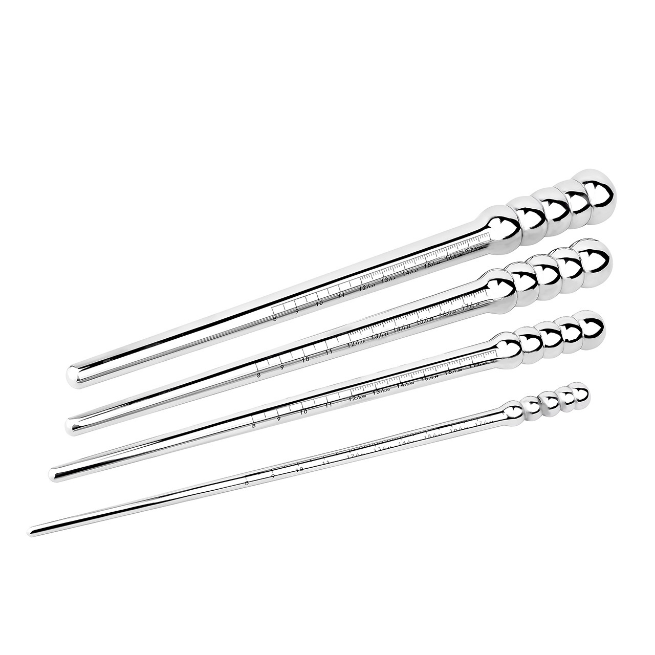 Stainless Steel Urethral Sound with Scale -WeLovePlugs