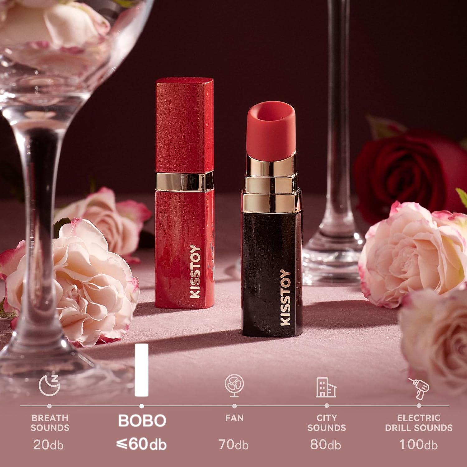 BOBO Kiss Mini Lipstick Vibrator - image 3