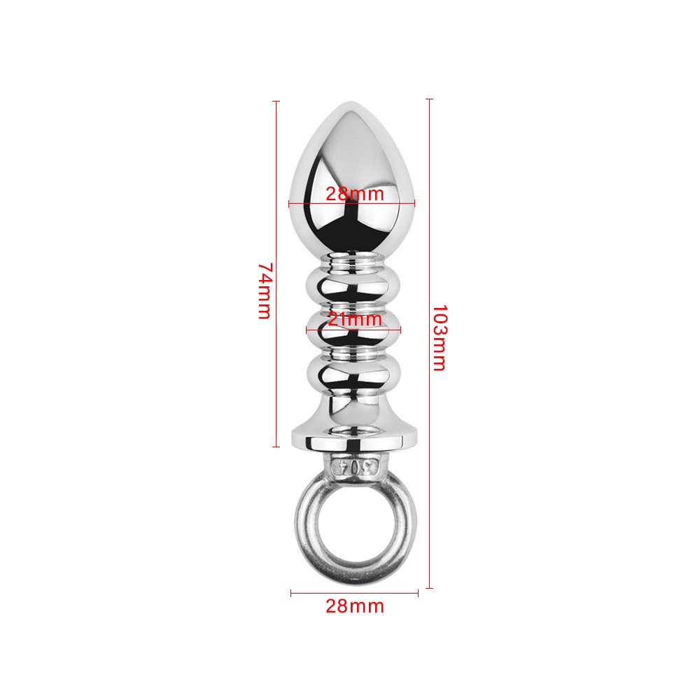Multi-Segment Aluminum Alloy Butt Plug - S - image 2