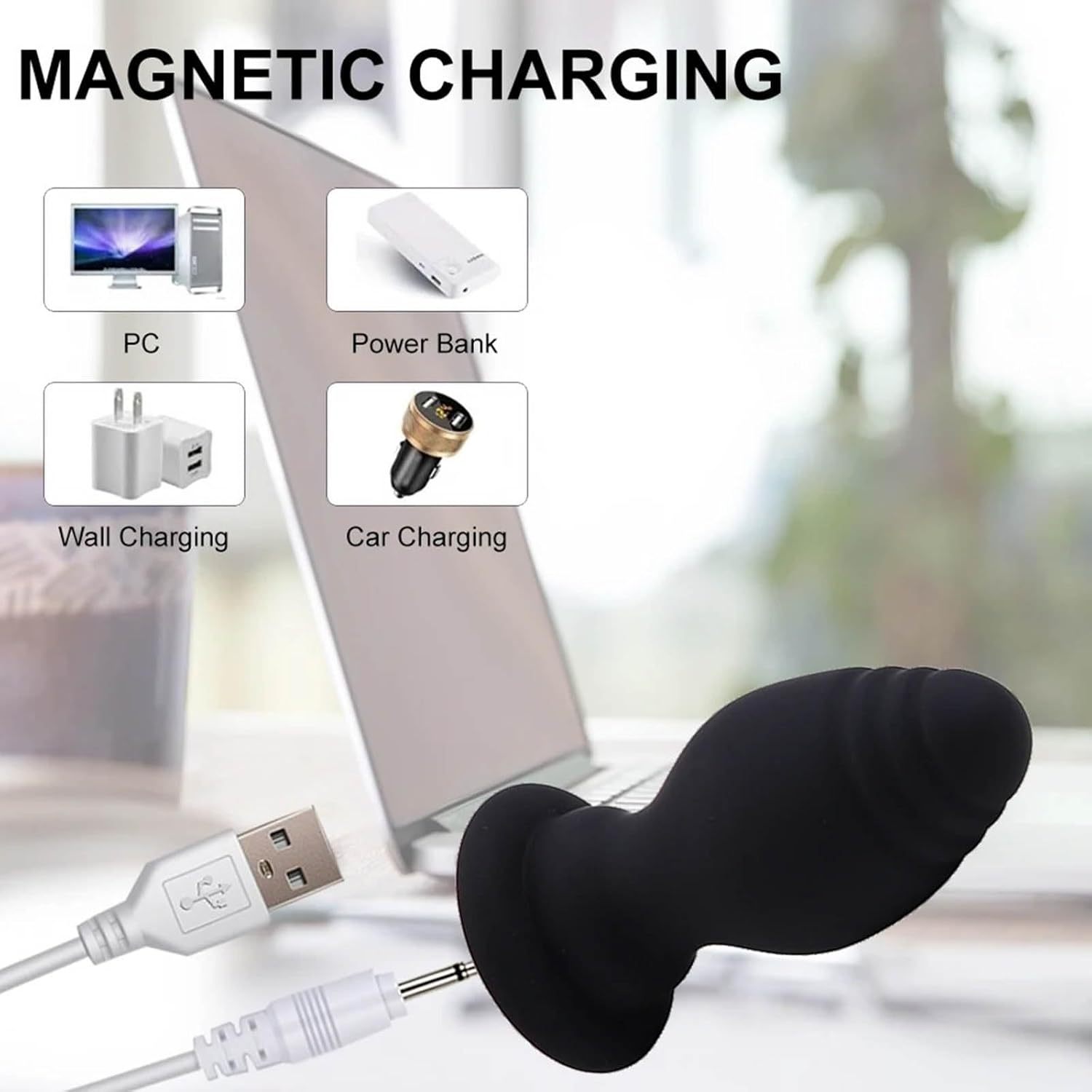 Rabbit Tail Butt Plug Remote Control -WeLovePlugs