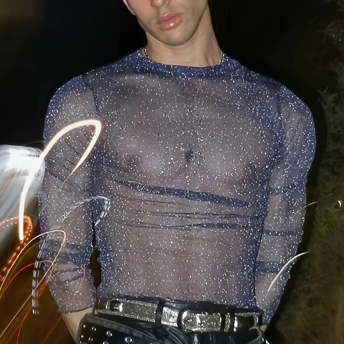 Sexy Slim Stretch Mesh Crop T Shirts - image 5