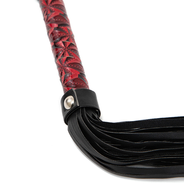 High-quality Leather Whip With Braided Handle - image 2