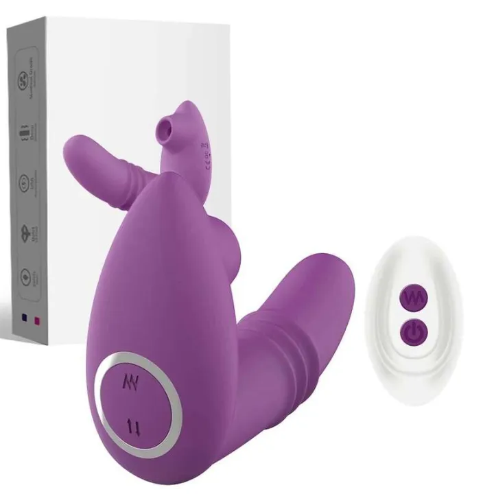 4.21'' Clitoral Suction Toy with 10 Suction Modes - Purple - image 1