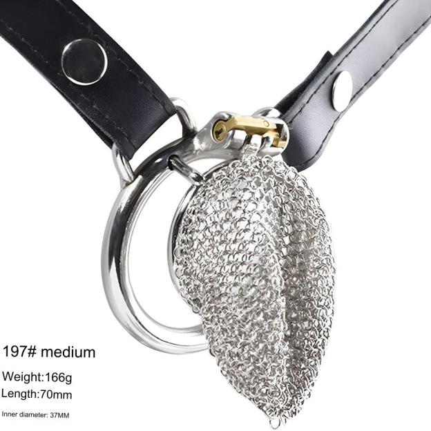 Chain Mail Plating Chastity Cage -WeLovePlugs