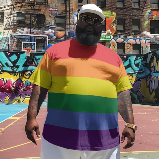 Rainbow All-Over Print T-Shirt - image 5