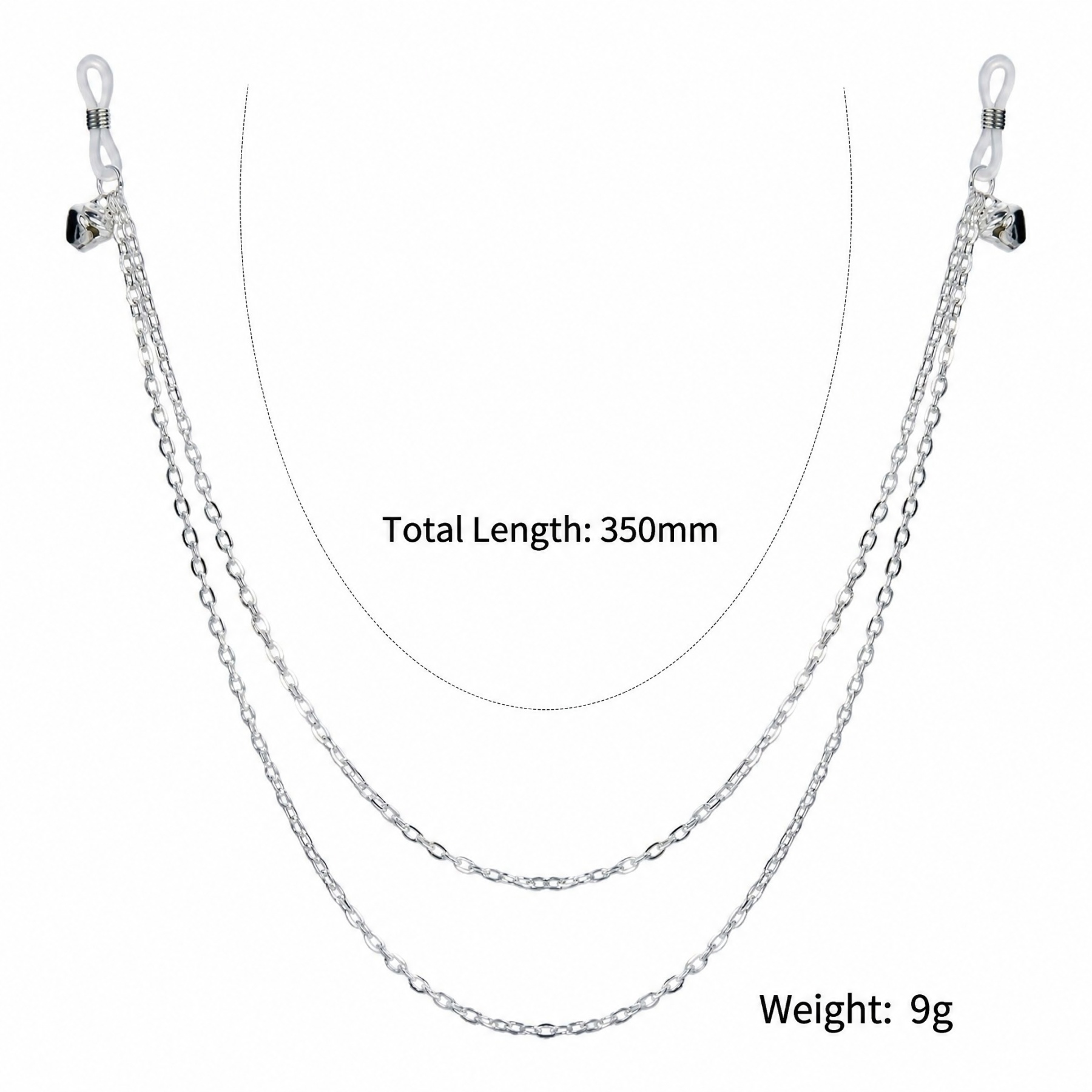 Dual-layer Silver Chain Body & Daily Nipple Accessory - D - image 7
