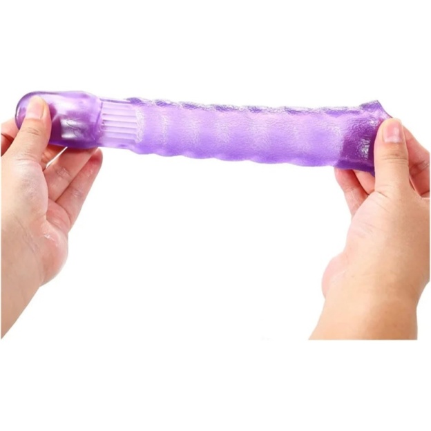Reusable Silicon Condom Dotted Penis Sleeve For Men - image 6