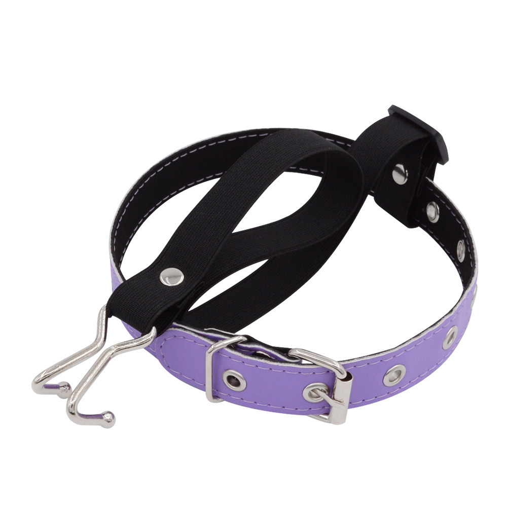 Neck Collar Necklace with Metal Nose Hook Buckle Halloween Choker-WeLovePlugs