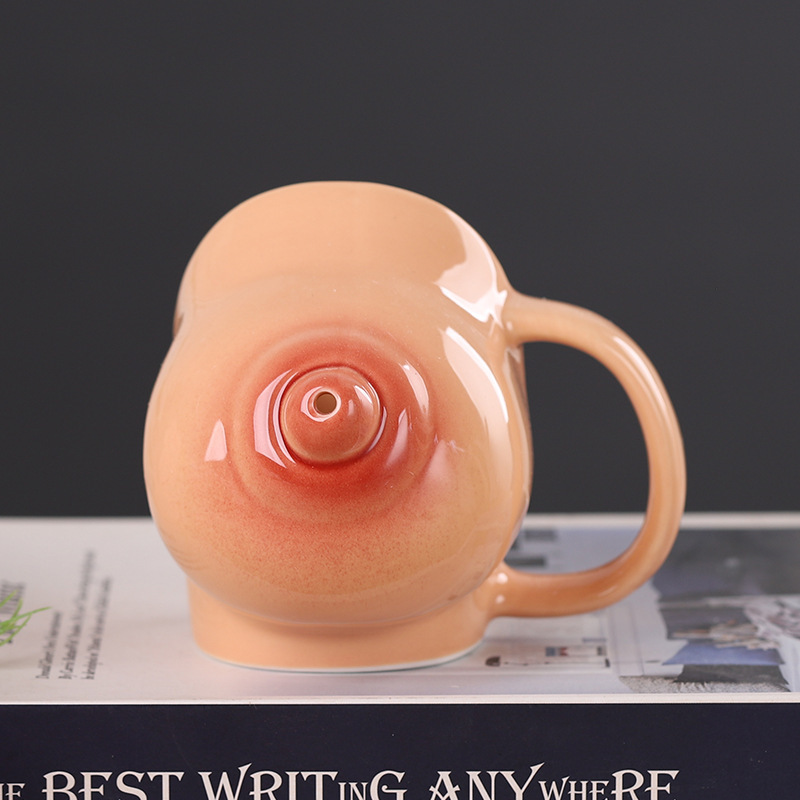 Naughty Vintage Breast Shape Nipple Mug-WeLovePlugs