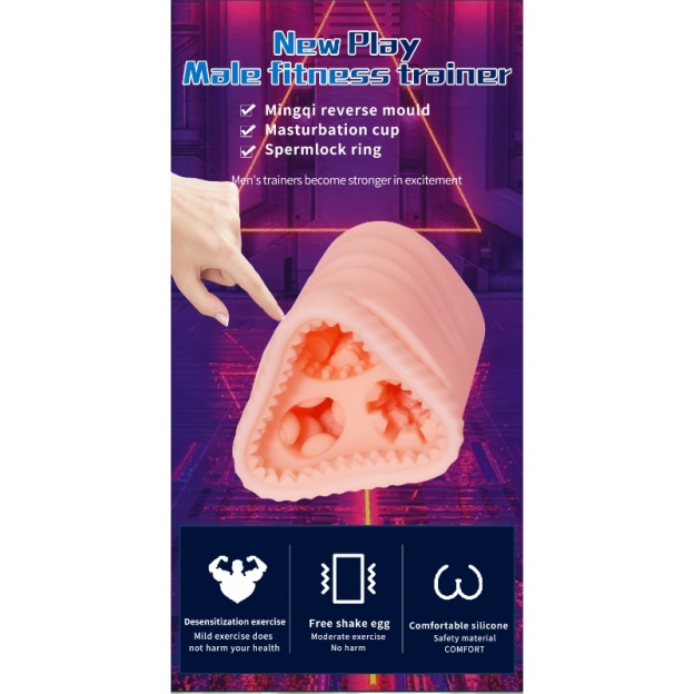 3 Tunnel Masturbator Large Realistic Pocket Pussy 