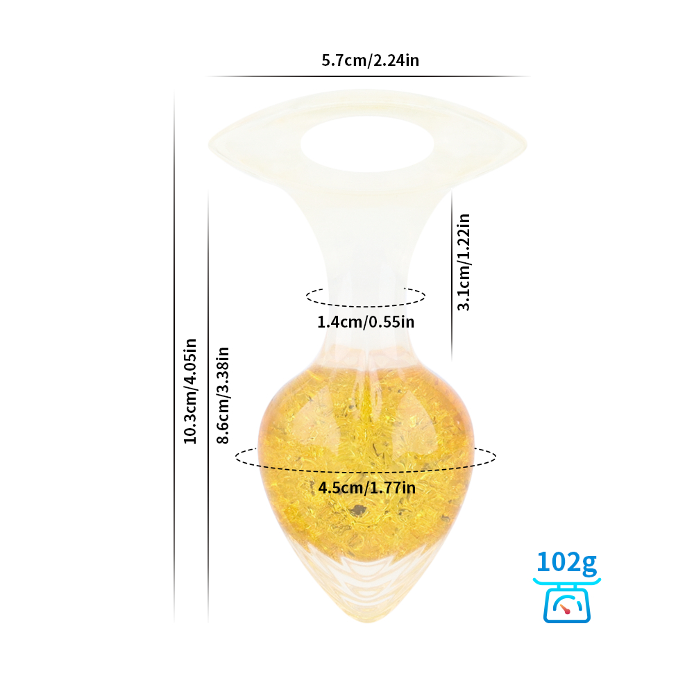 Crystalix Silicone Anal Plug-WeLovePlugs