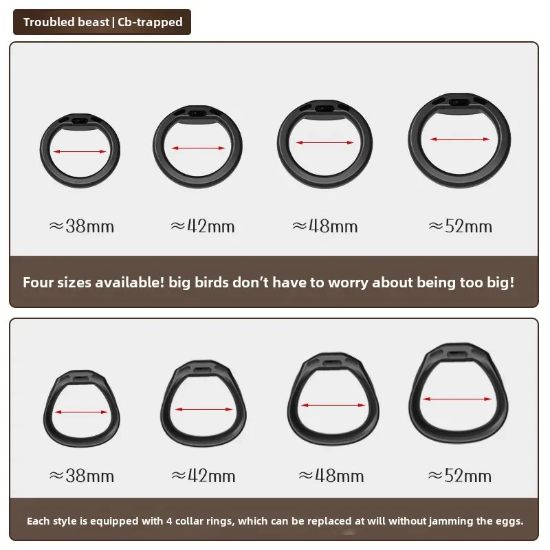 Adjustable ABS Chastity Cage – Lightweight & Discreet Lock for Long-Term Wear-WeLovePlugs