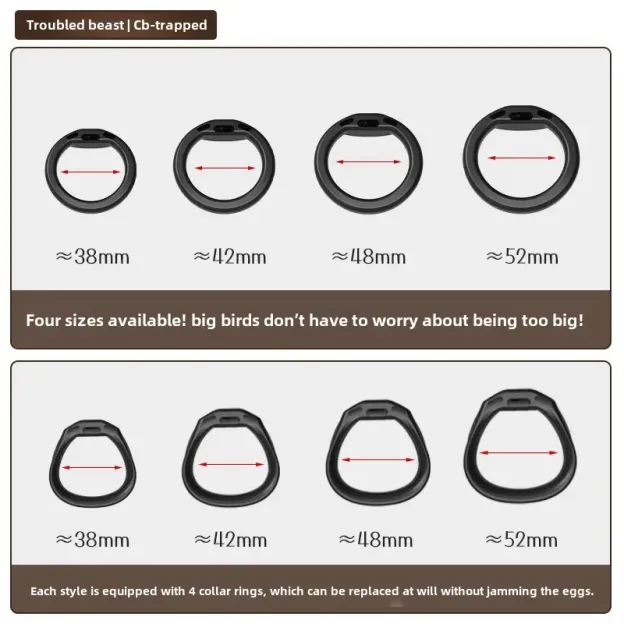 Adjustable ABS Chastity Cage – Lightweight & Discreet Lock for Long-Term Wear-WeLovePlugs