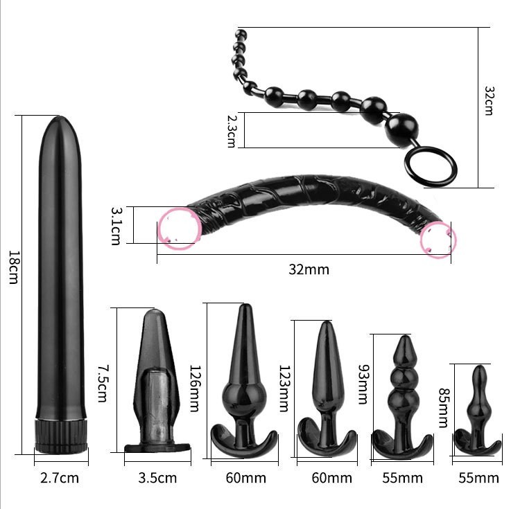 8 PCS Anal Plug Set -WeLovePlugs