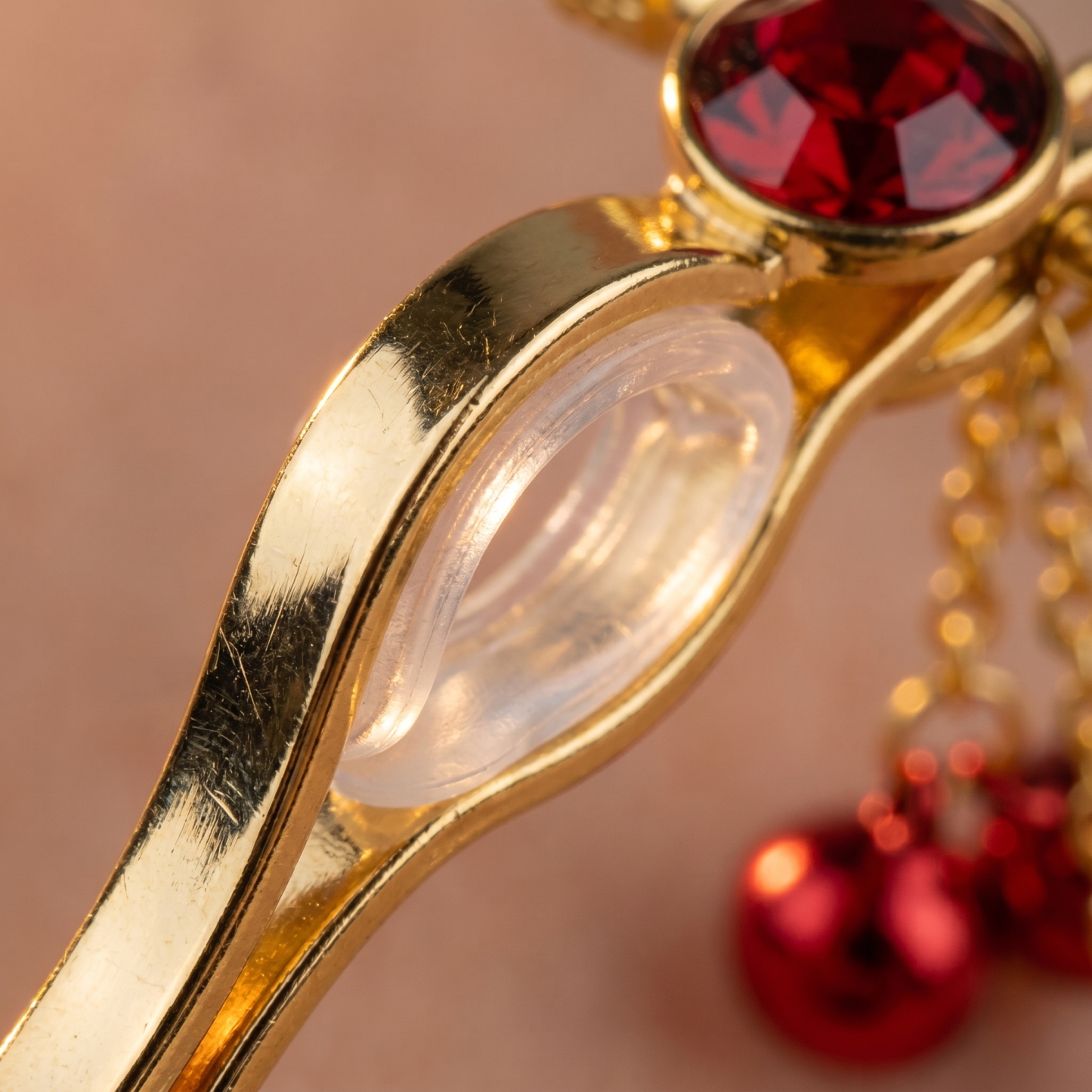 Crystal Chain-linked Nipple Ring  - image 11