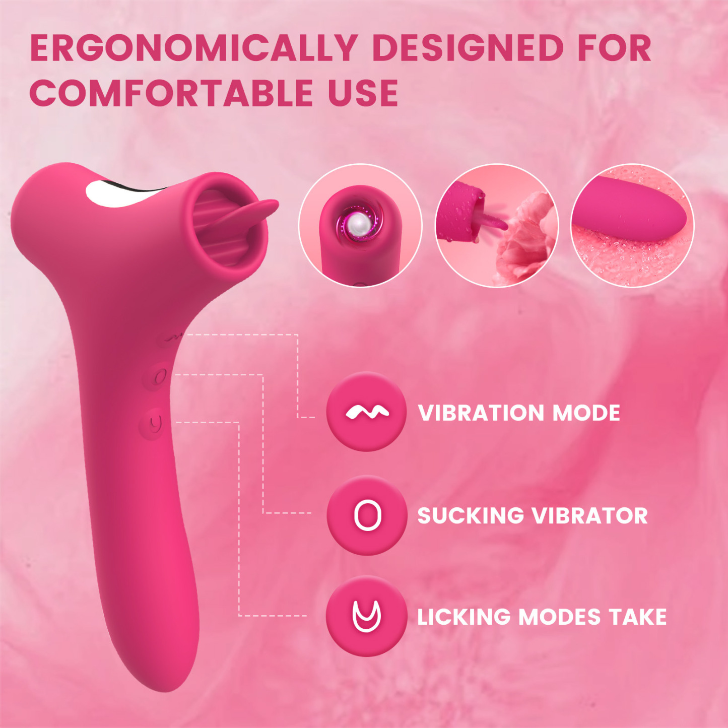 TripleThrill – 3-in-1 Lick, Suck & Vibrate Toy