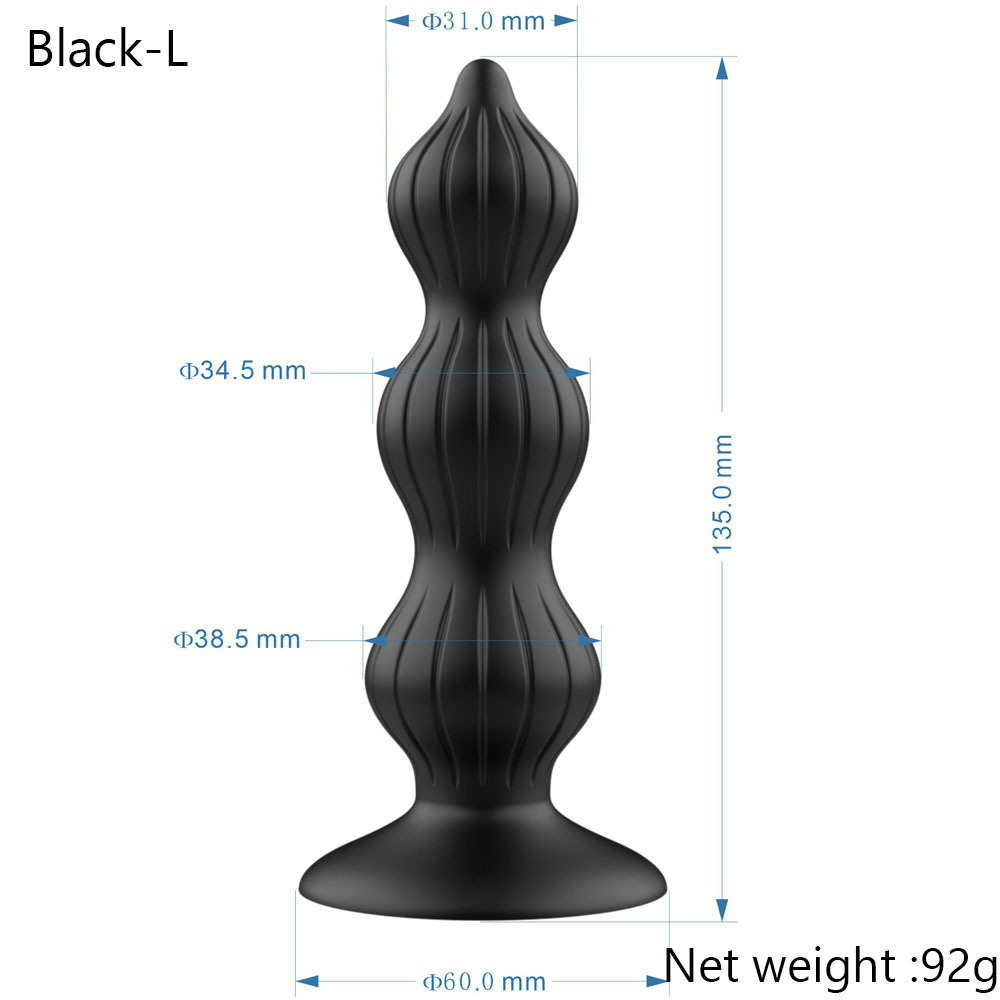 Beaded Style Silicone Anal Plug-WeLovePlugs