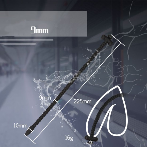 Silicone Hollow Urethral Sound -WeLovePlugs