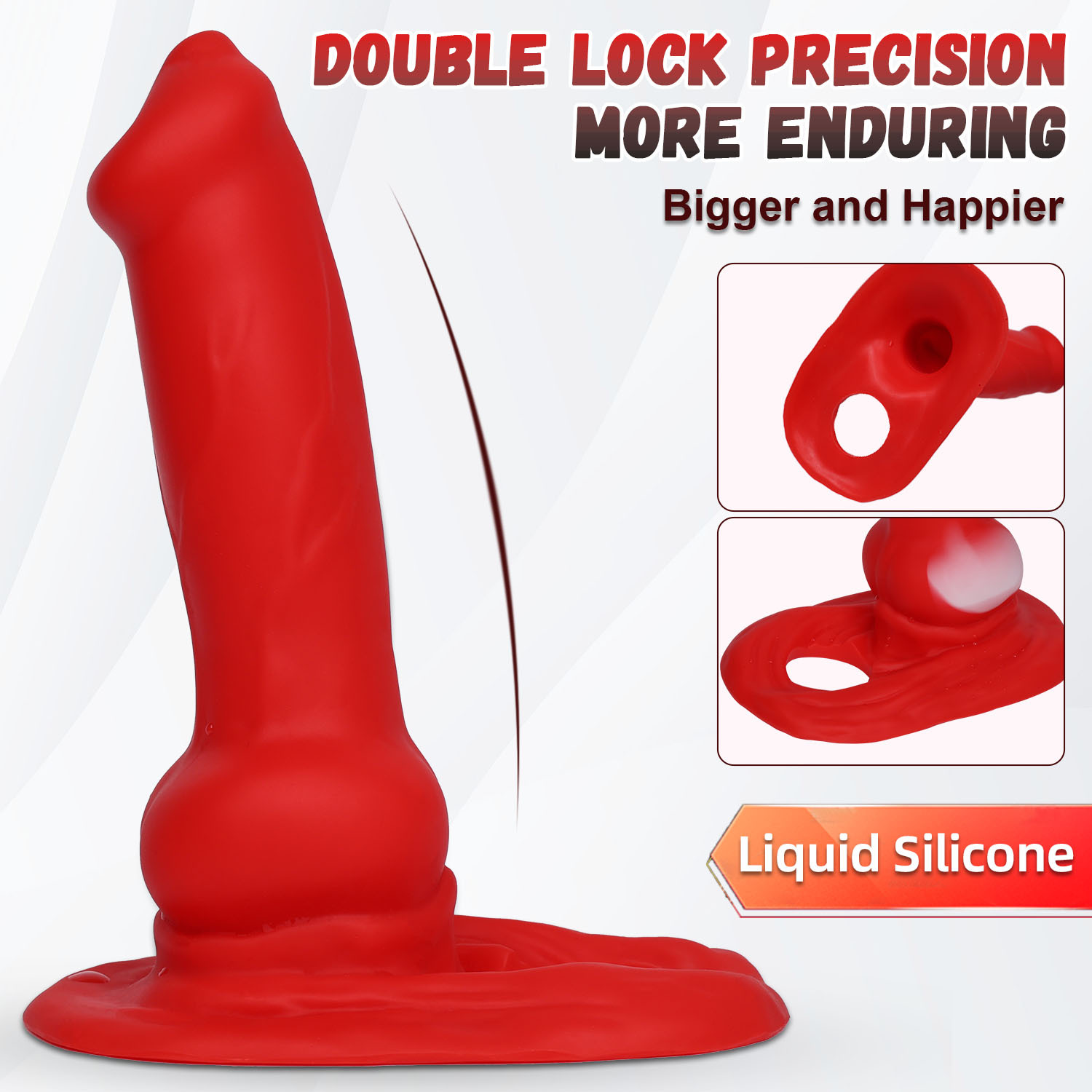 Alpha Canine Knot Fantasy Silicone Dildo - image 1