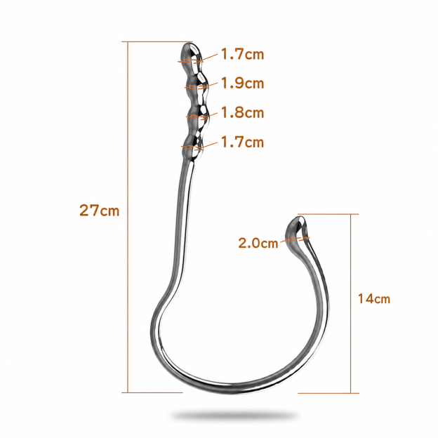 SM Stainless Steel Anal Hook - S - image 1