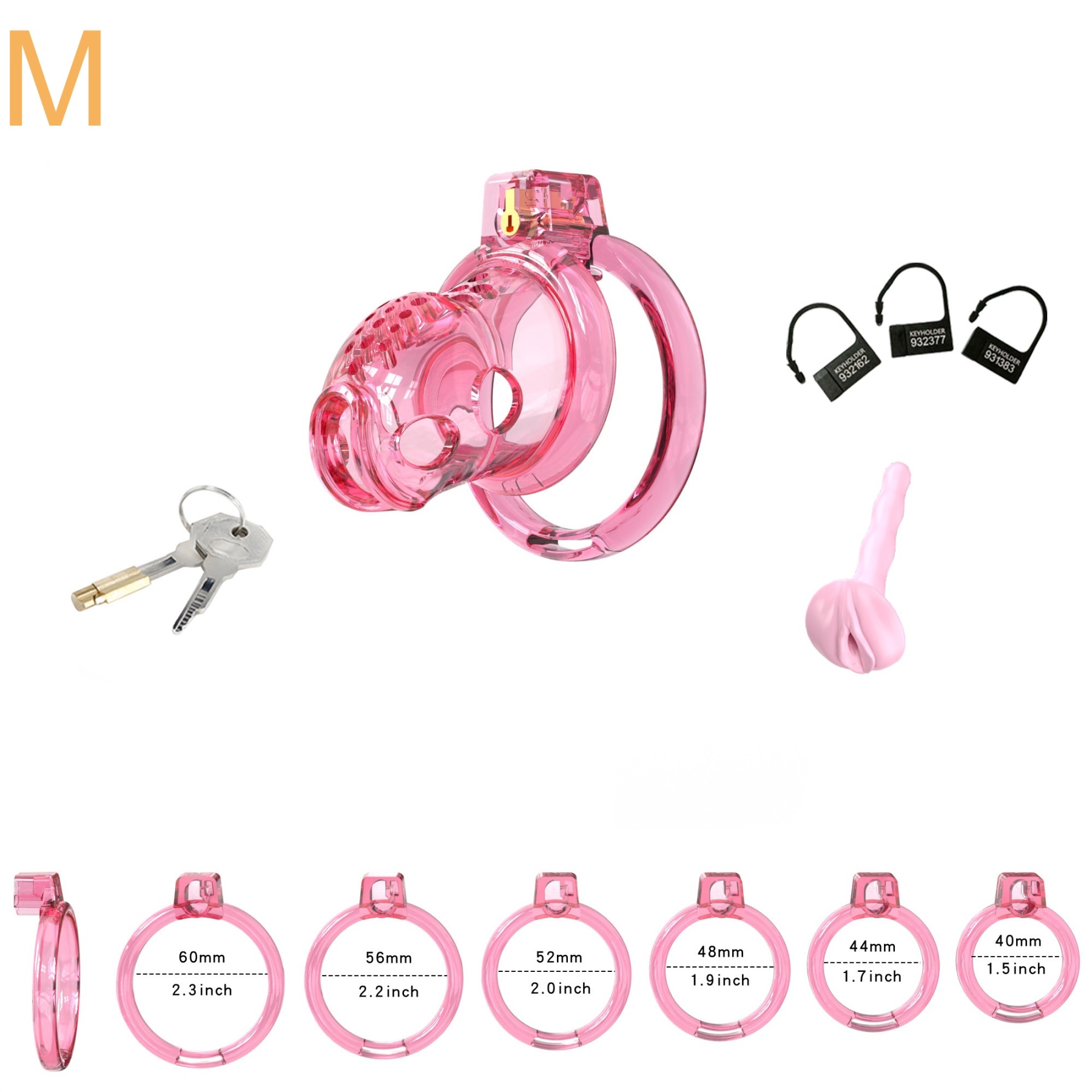 Elastic Male Chastity Cage-WeLovePlugs