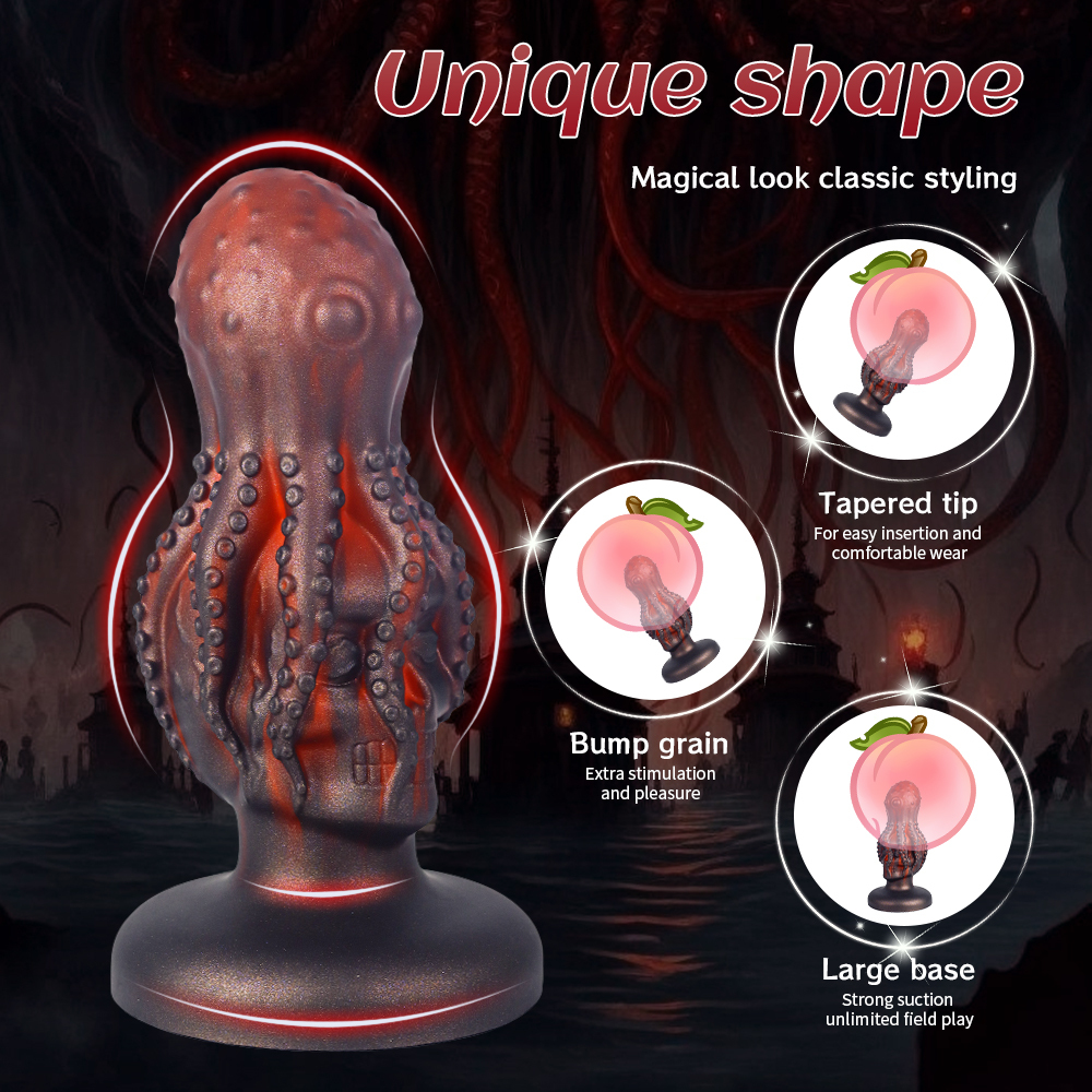 Monster Fantasy Octopus Skull Dildo