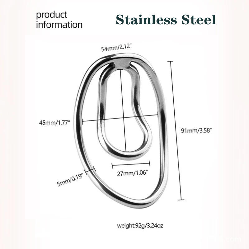 FuFu Training Clip Sissy Chastity Cage Stainless Steel -WeLovePlugs