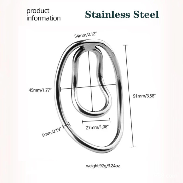 FuFu Training Clip Sissy Chastity Cage Stainless Steel -WeLovePlugs