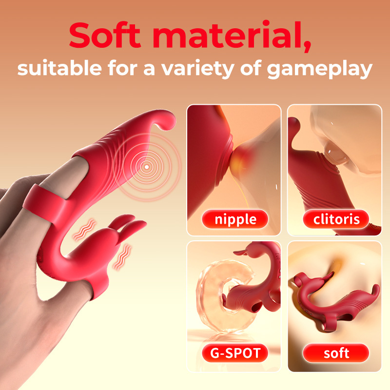 Orgasm Finger Vibrator G-spot Clitoral Stimulator - image 7