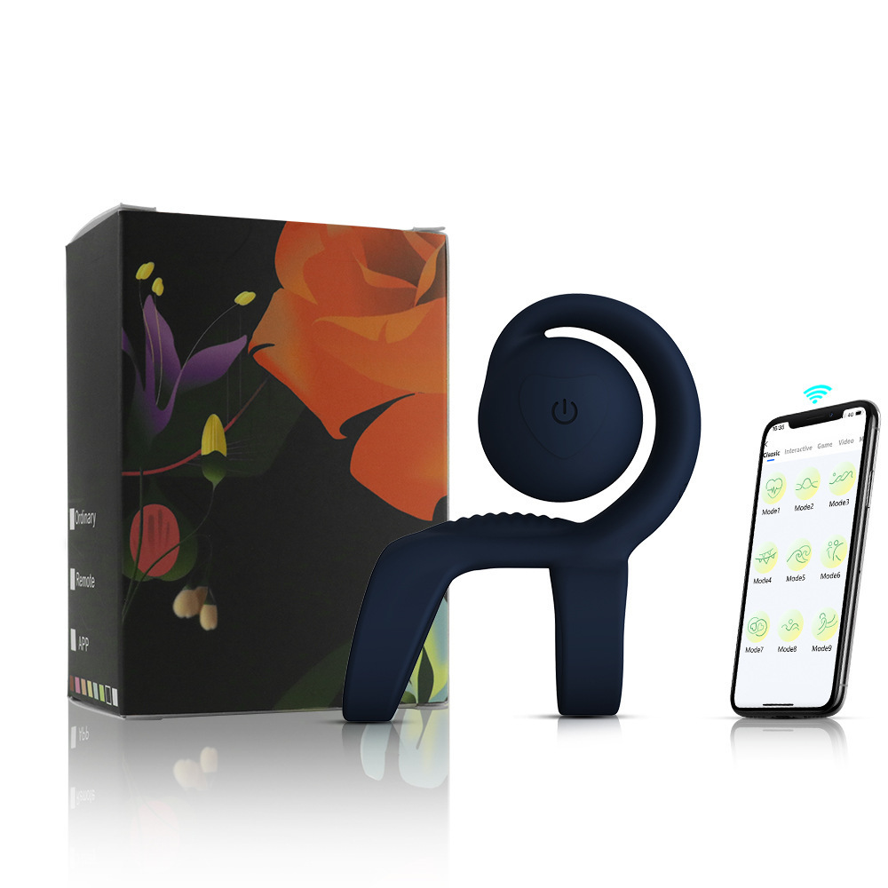 App Control Cock Ring With Snail Clit Stimulator-WeLovePlugs