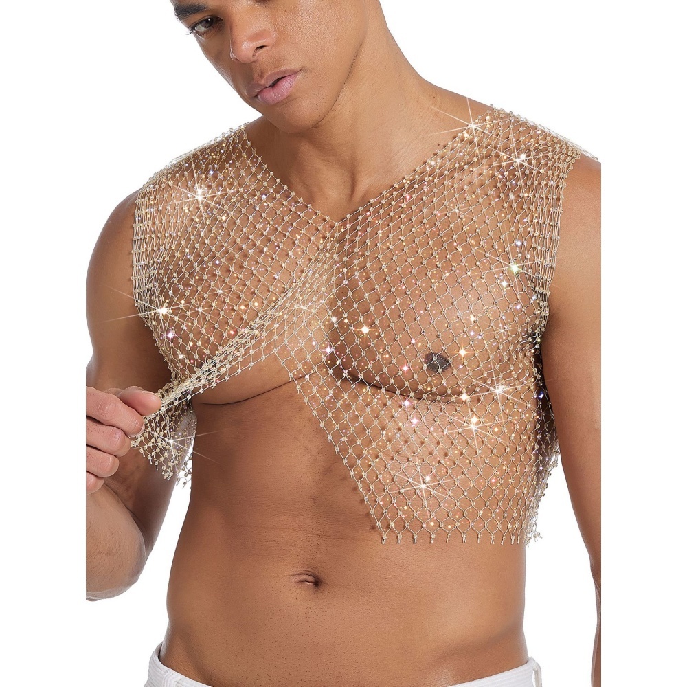 Starluxe Mesh Sparkle Top – Style D - image 6