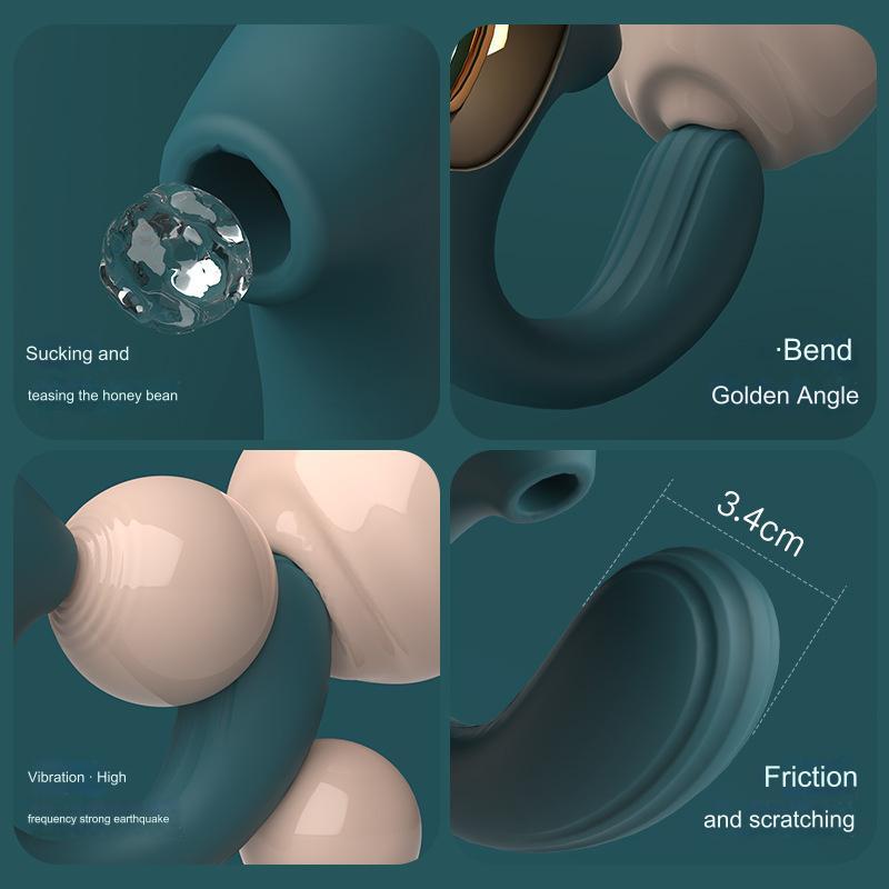 Dolphin Vibrator G-spot, Clitoris, And Labia Sucker -WeLovePlugs