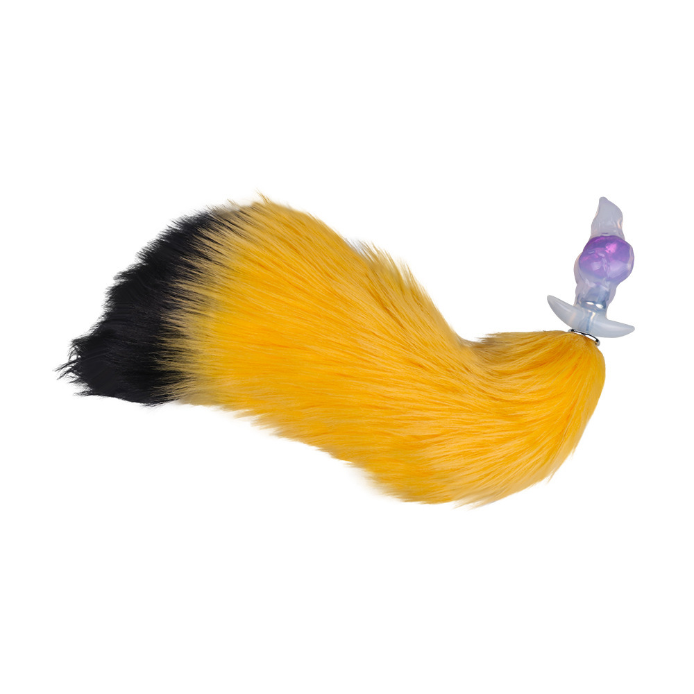 Premium Silicone Butt Plug With Fox Tail-WeLovePlugs