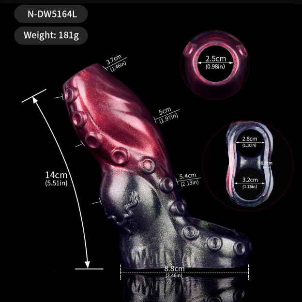 Octopus Tentacle Penis Sleeve Dildo