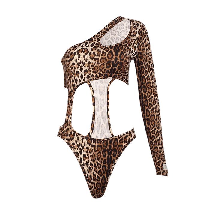 Wild Instinct Leopard Lingerie Set - Multicolor - L - image 1