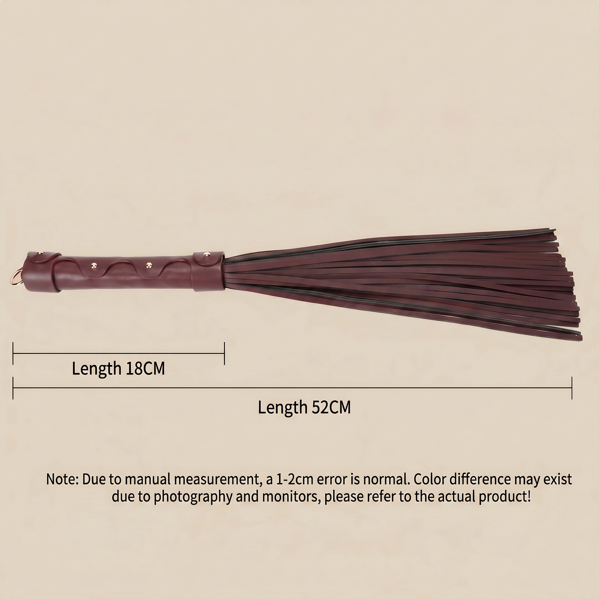 Chain Tassel Leather Whip - image 5