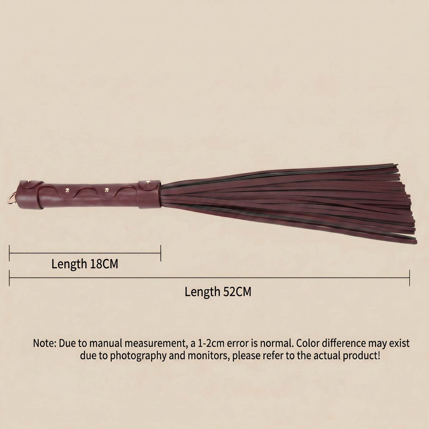 Chain Tassel Leather Whip - image 5