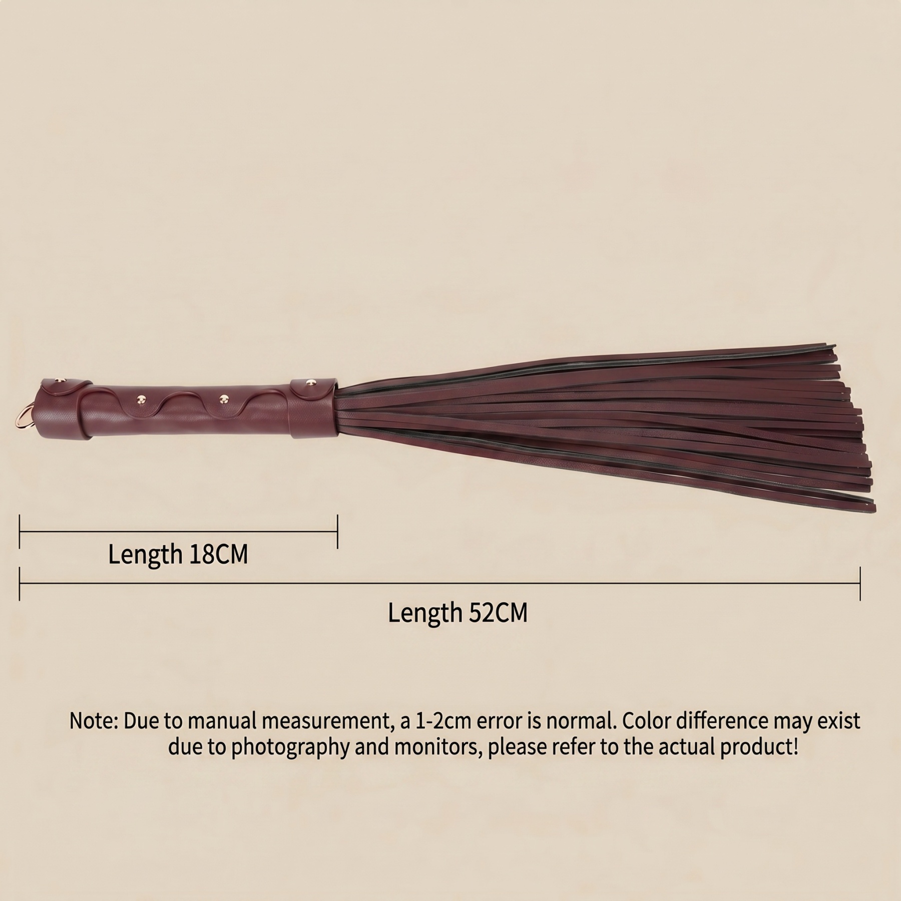 Chain Tassel Leather Whip - image 5