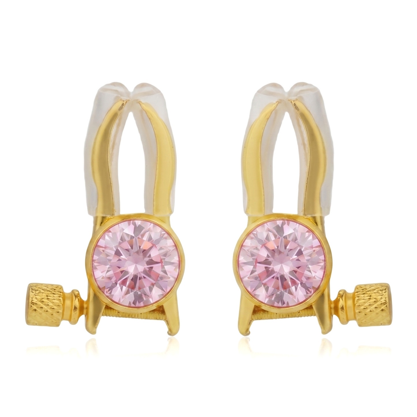 Crystal Base Adjustable Nipple Clamp - image 13