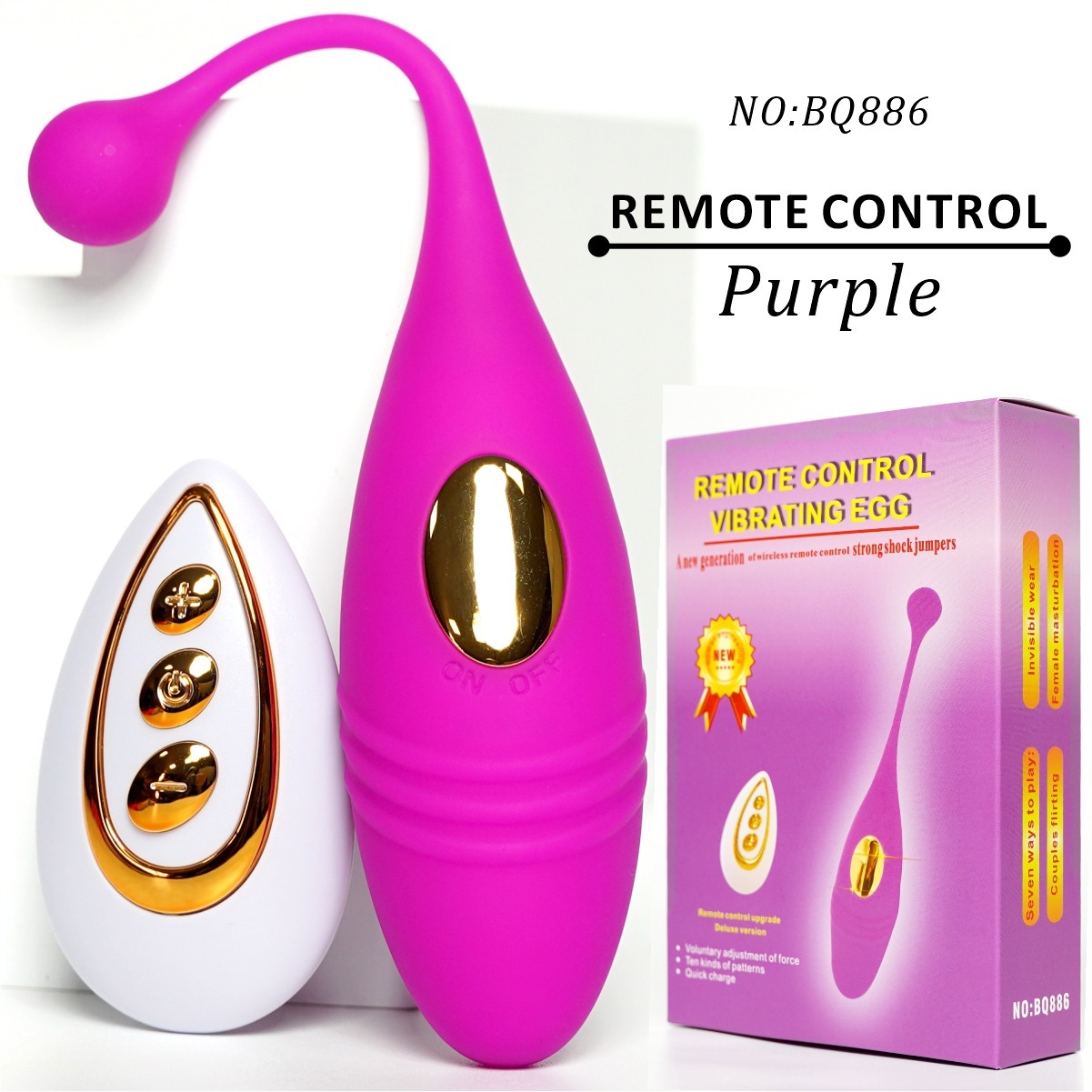 VibePulse Duo – Wireless Ribbed Egg Vibrator-WeLovePlugs