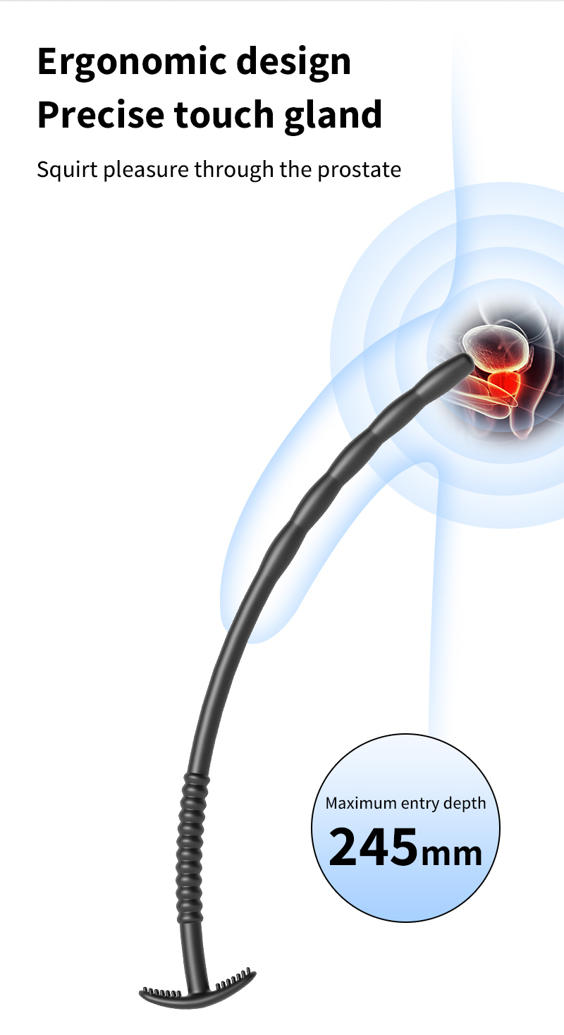 Silicone Urethral Exploration Plug with Syringe-WeLovePlugs