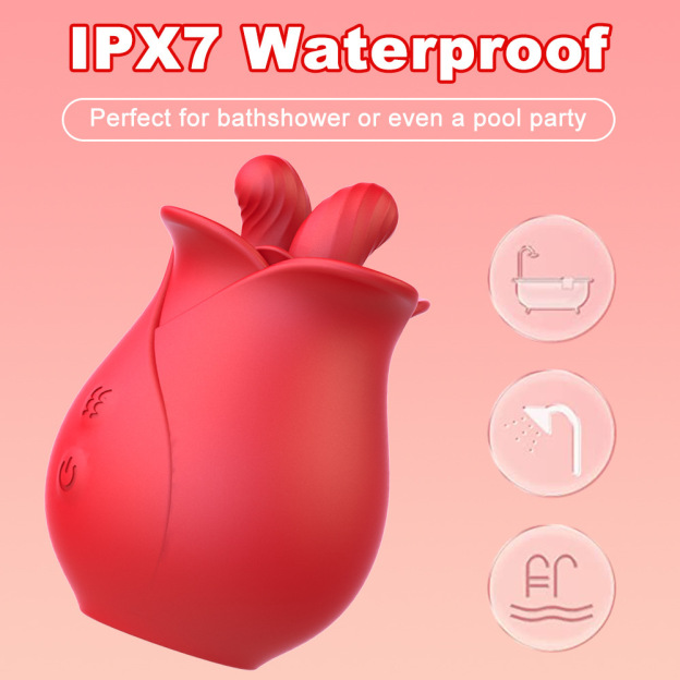 Double Tongue Lick Vibrator With 10 Frequency -WeLovePlugs