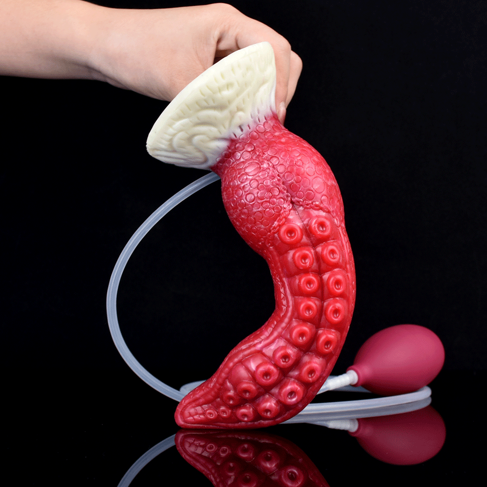 Octopus Tentacle Squirting Dildo with Suction Cup