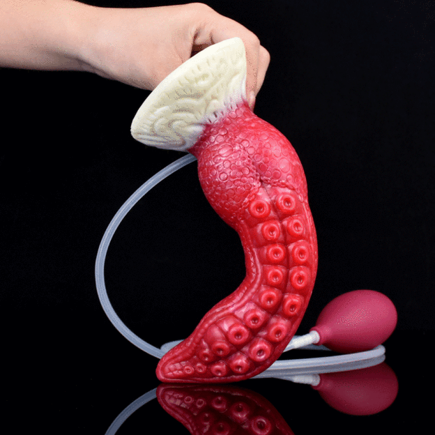 Octopus Tentacle Squirting Dildo with Suction Cup 